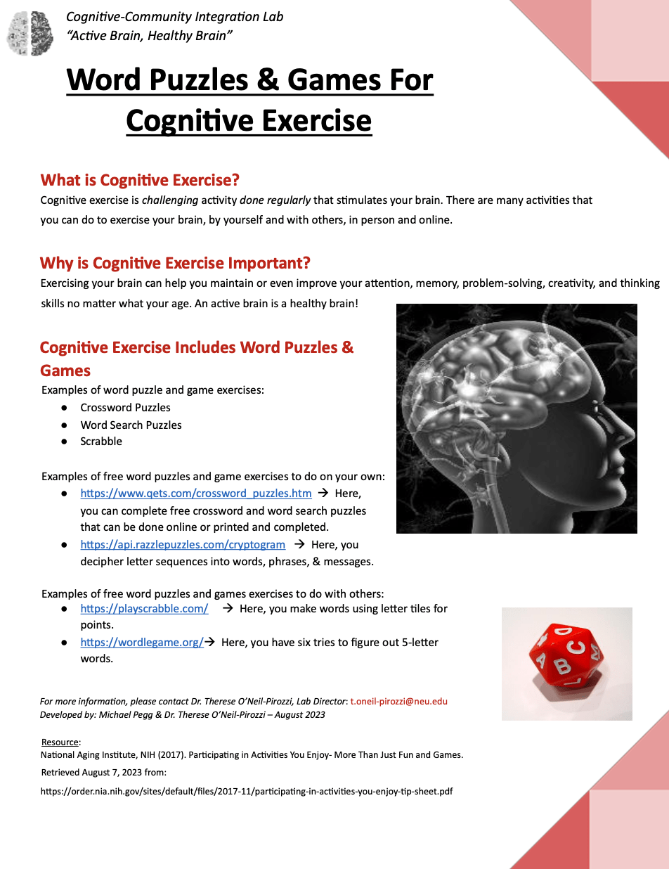 Word Puzzles & Games For Cognitive Exercise